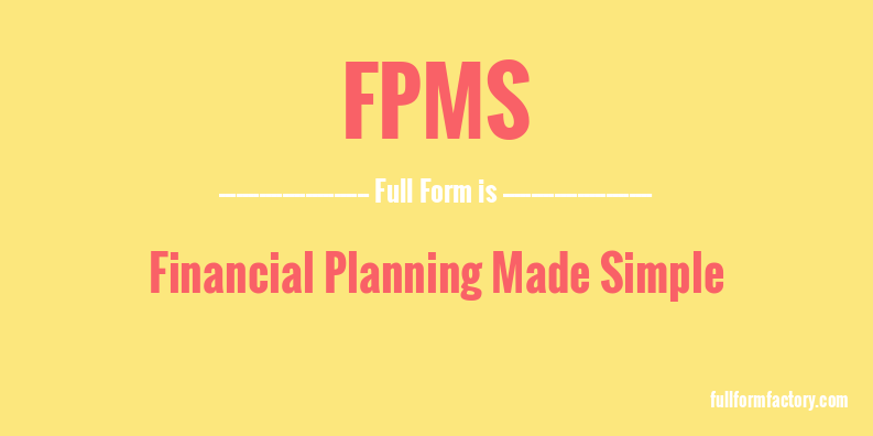 fpms-full-form