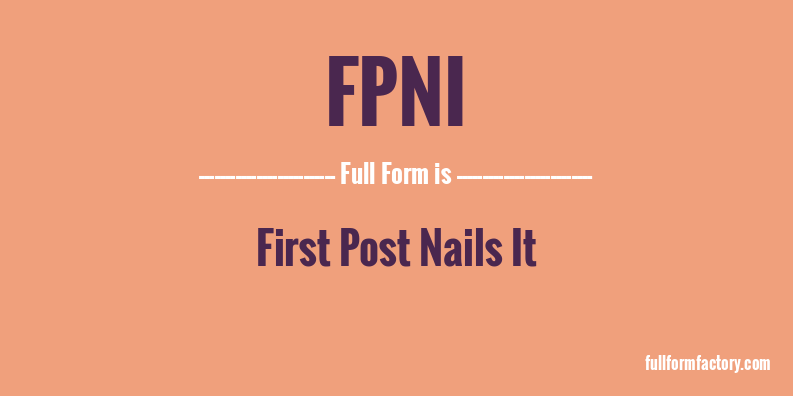 fpni-full-form