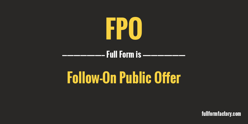 fpo-full-form