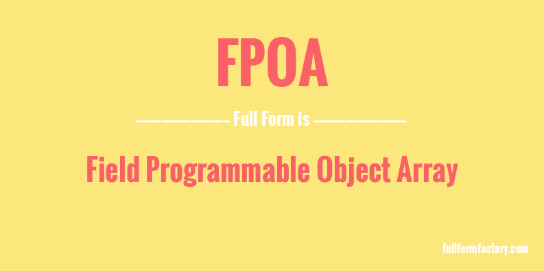 fpoa-full-form