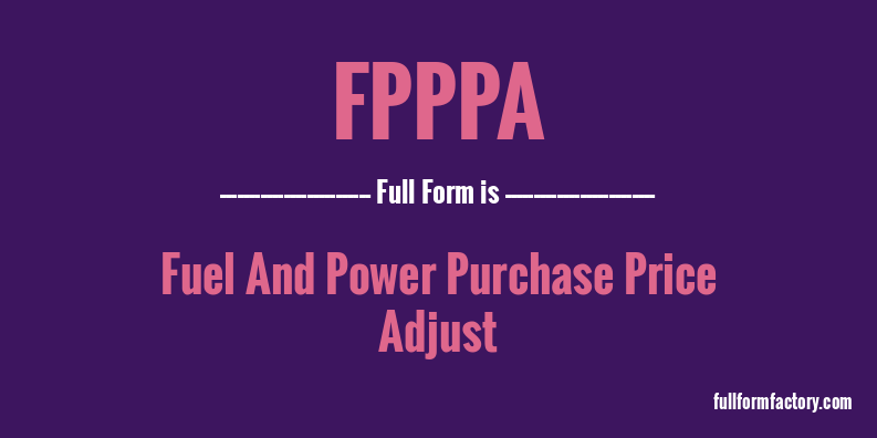 fpppa-full-form