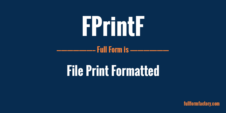 fprintf-full-form