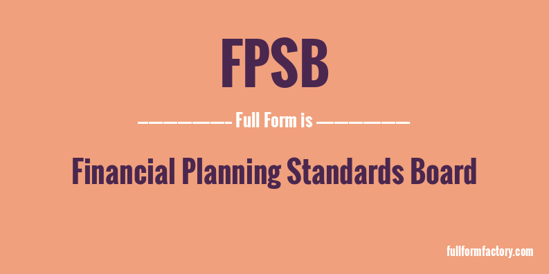 fpsb-full-form
