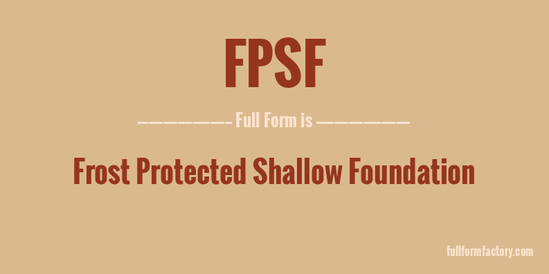 fpsf-full-form