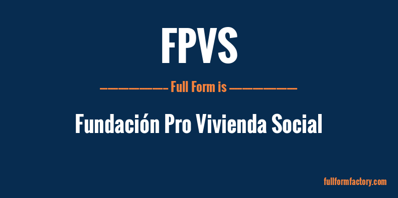 fpvs-full-form