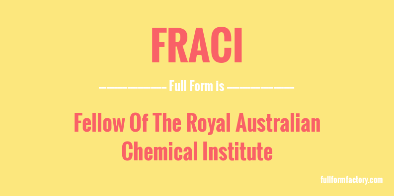 fraci-full-form