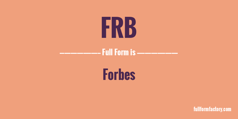 frb-full-form