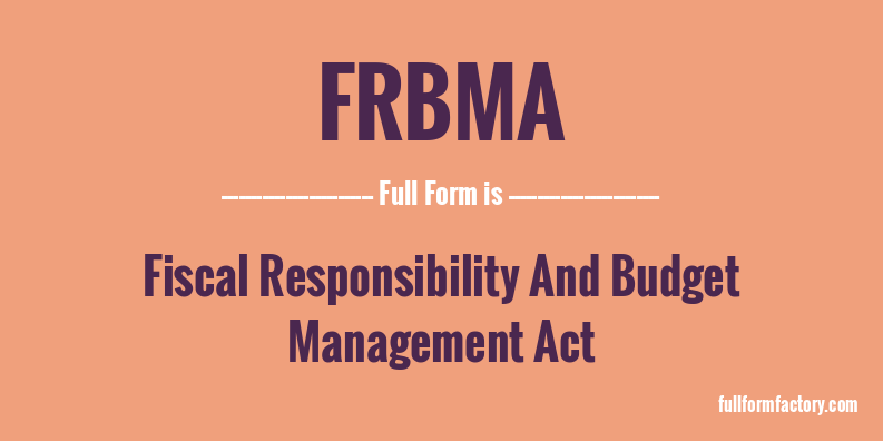 frbma-full-form