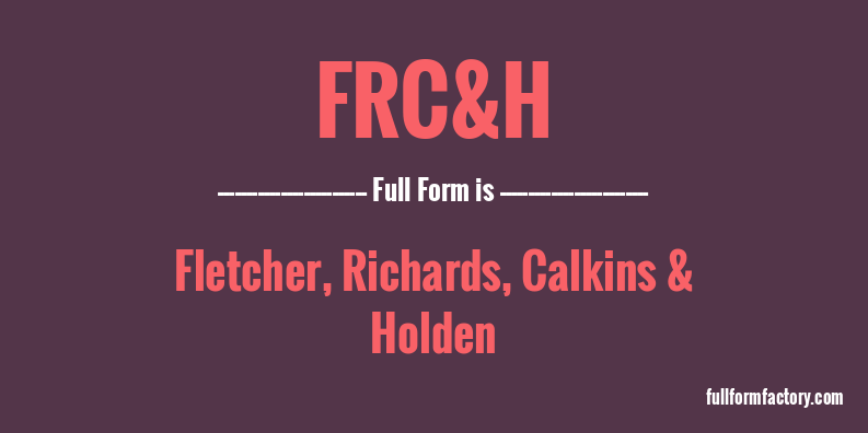 frc&h-full-form
