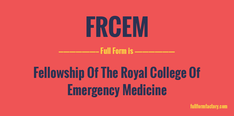 frcem-full-form