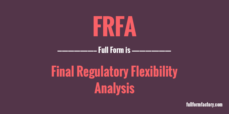 frfa-full-form