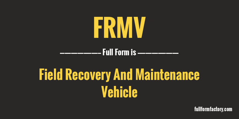 frmv-full-form