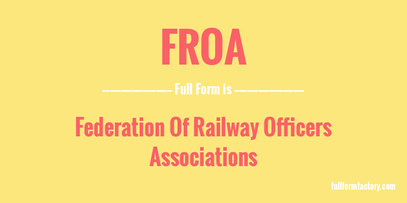 froa-full-form