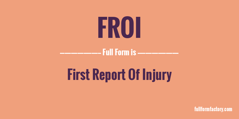 froi-full-form