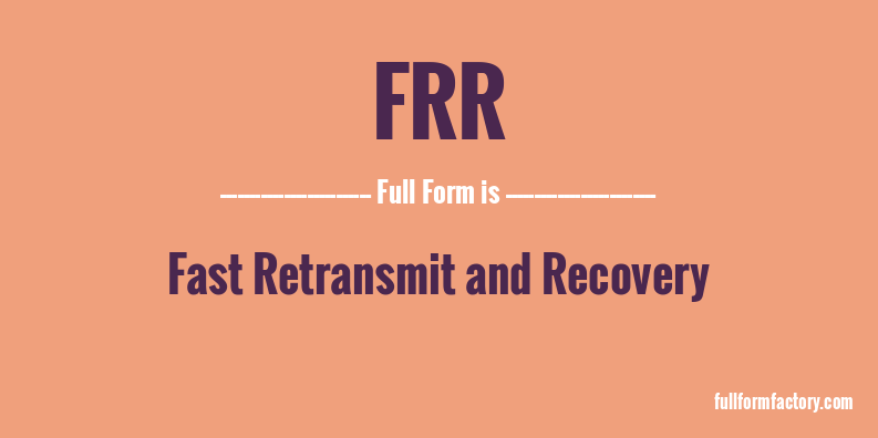 frr-full-form