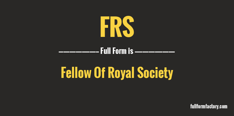 frs-full-form