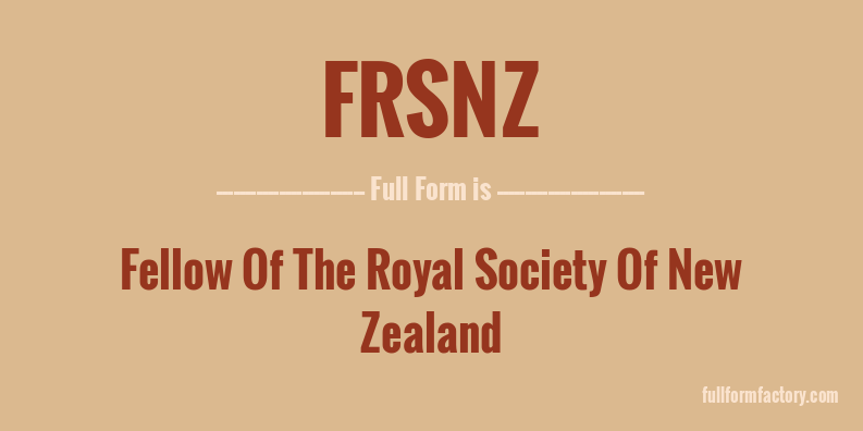 frsnz-full-form