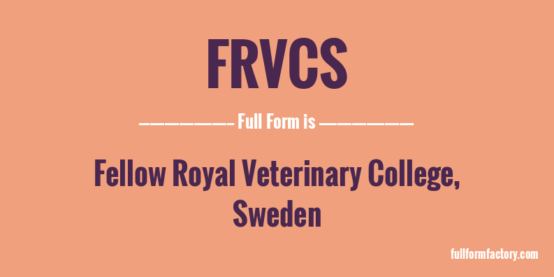 frvcs-full-form