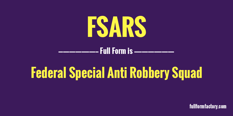 fsars-full-form