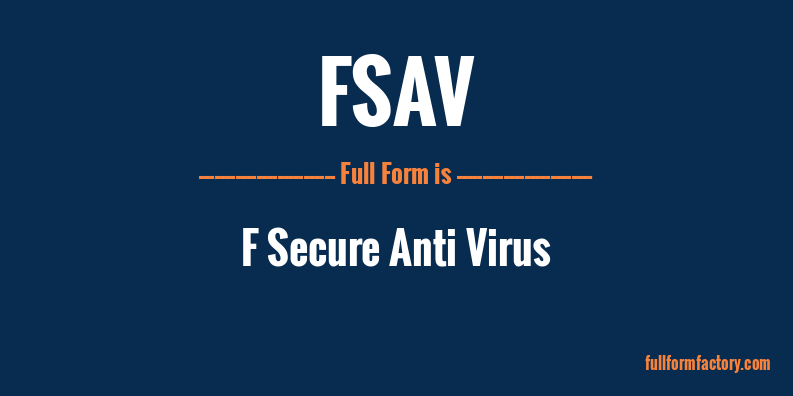 fsav-full-form