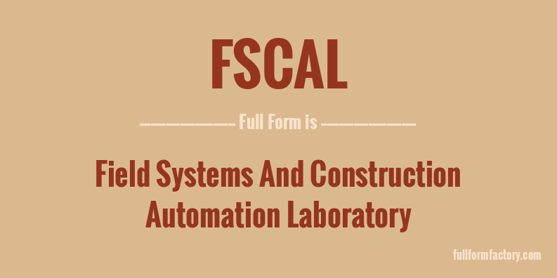fscal-full-form