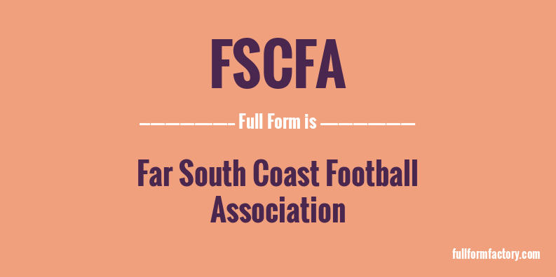 fscfa-full-form