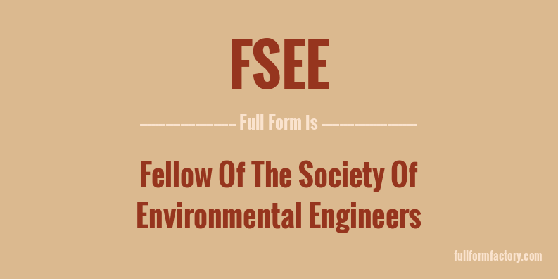 fsee-full-form
