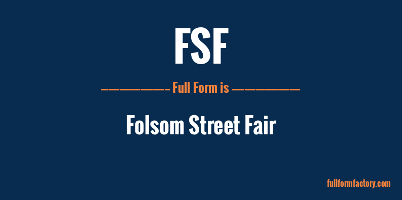 fsf-full-form