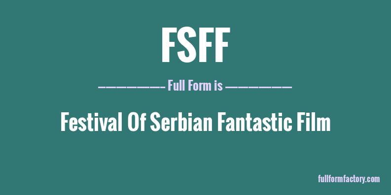 fsff-full-form