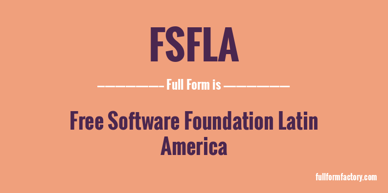 fsfla-full-form