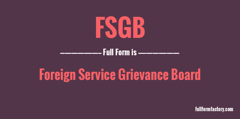 fsgb-full-form