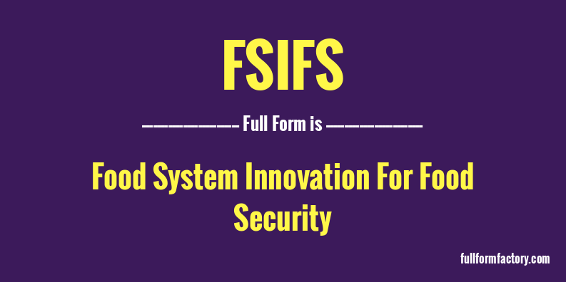 fsifs-full-form