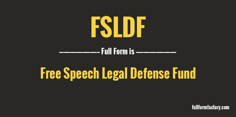 fsldf-full-form