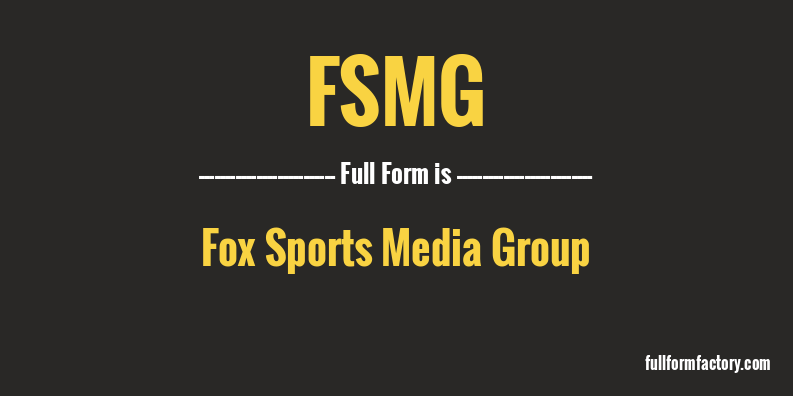 fsmg-full-form