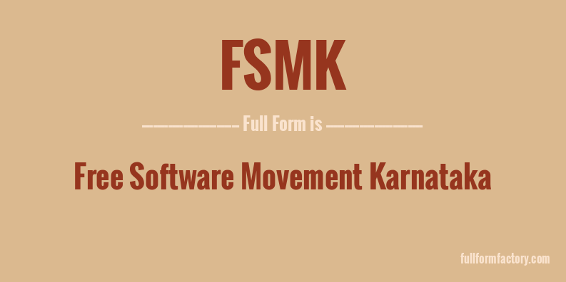 fsmk-full-form