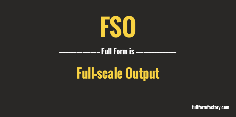 fso-full-form