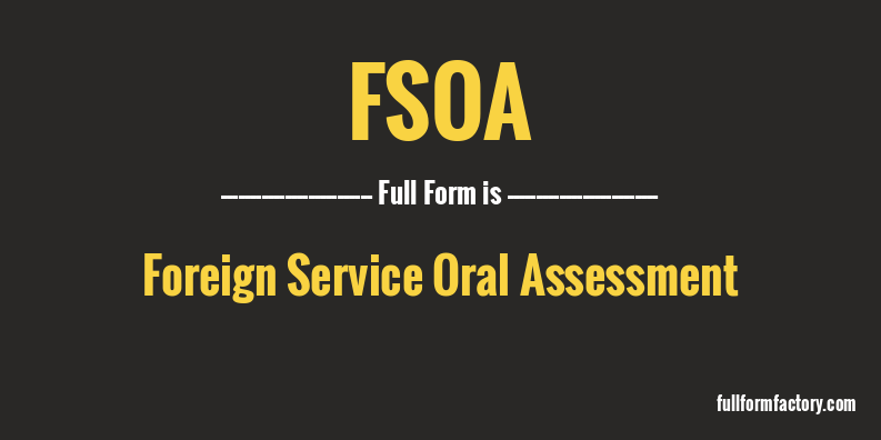 fsoa-full-form