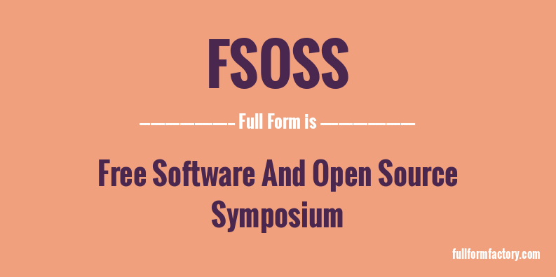fsoss-full-form