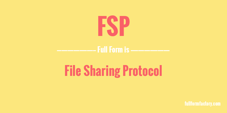 fsp-full-form