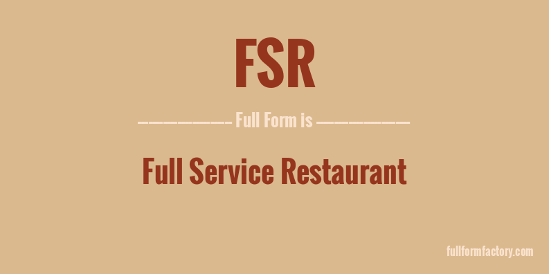 fsr-full-form