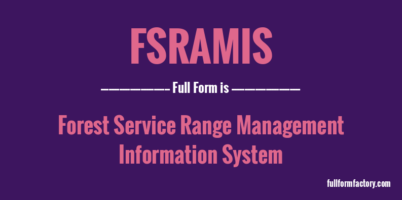 fsramis-full-form