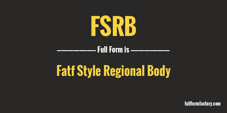fsrb-full-form