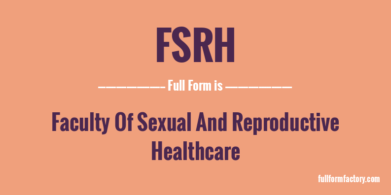 fsrh-full-form