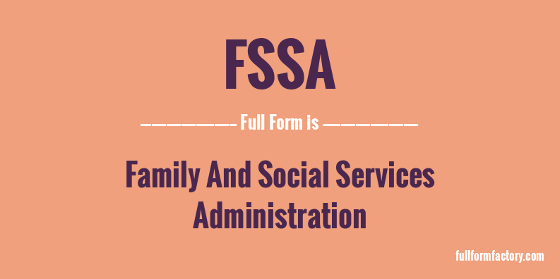 fssa-full-form