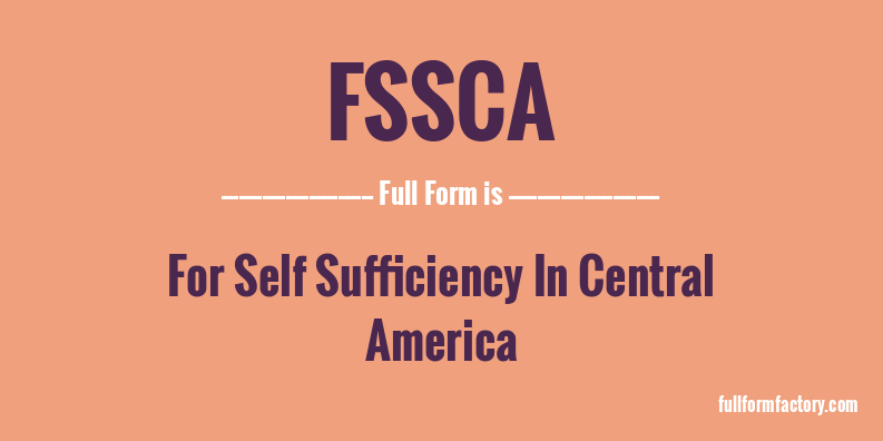 fssca-full-form