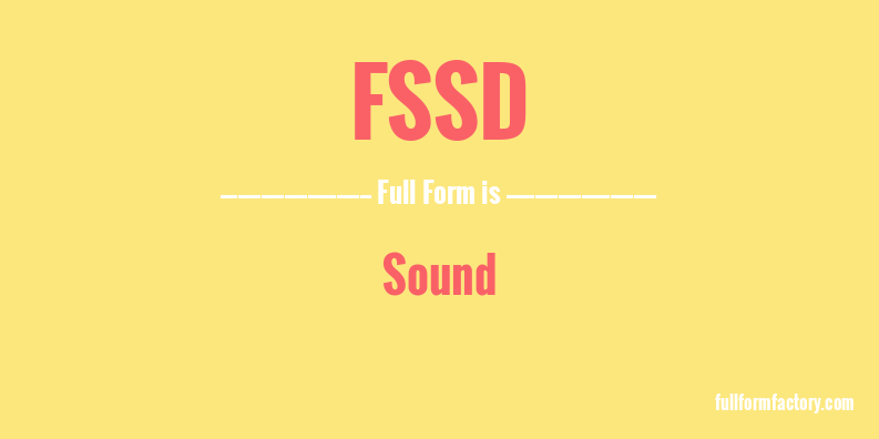 fssd-full-form