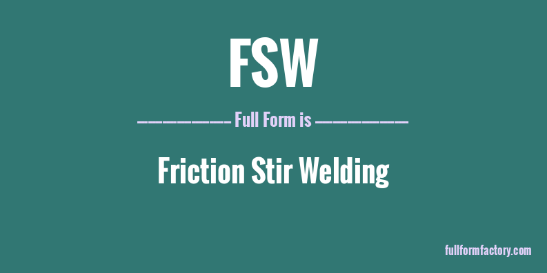 fsw-full-form