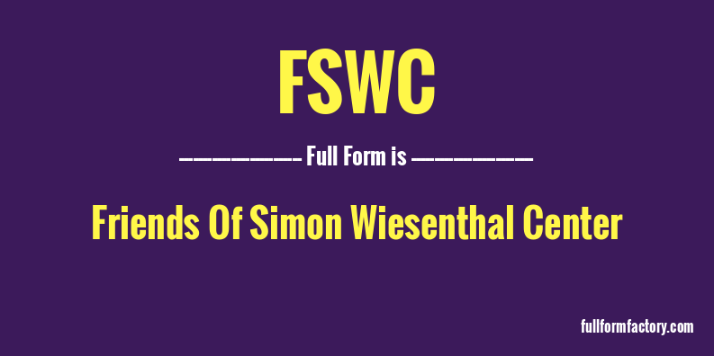 fswc-full-form