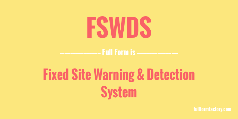 fswds-full-form
