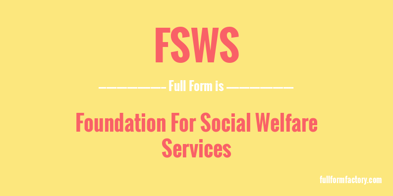 fsws-full-form